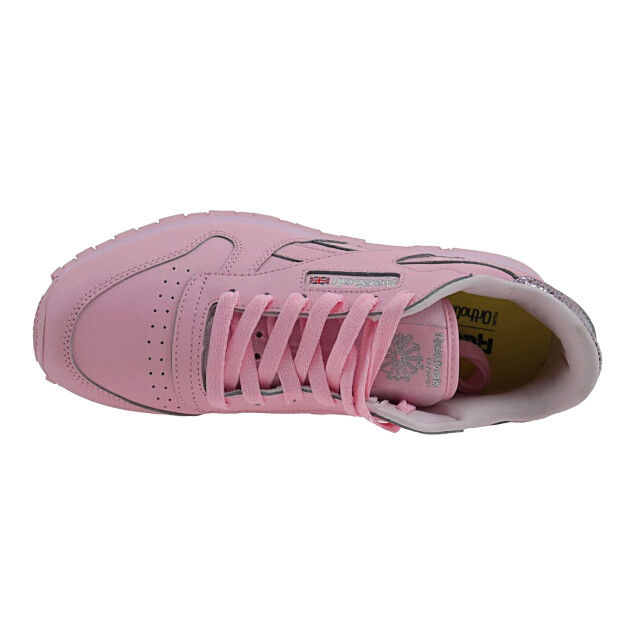 Reebok Kinderen/kinderen classic metallic leren trainers UTPP237_pink large