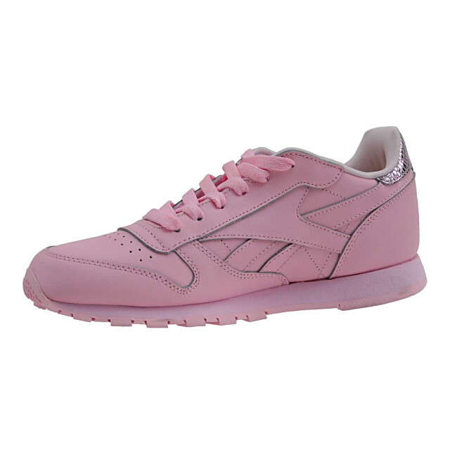 Reebok Kinderen/kinderen classic metallic leren trainers UTPP237_pink large