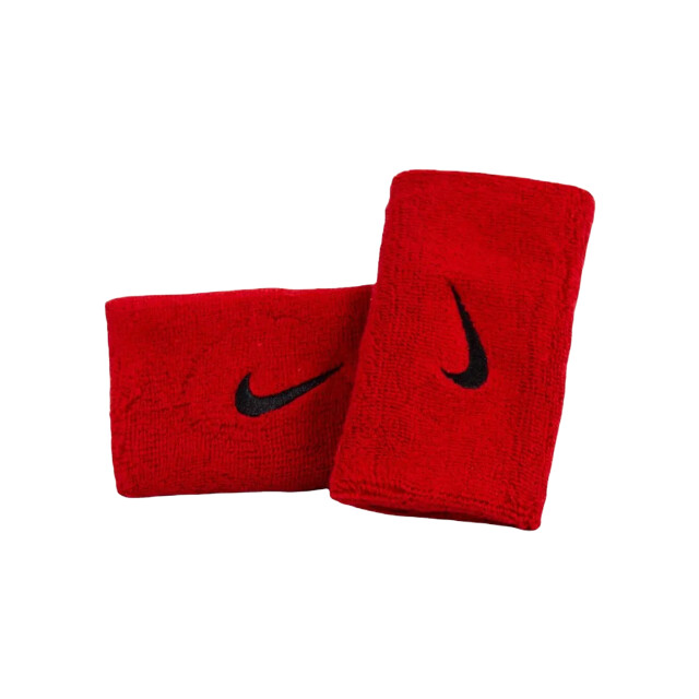 Nike Swoosh dubbel breed polsbandje (set van 2) UTPP2339_red large