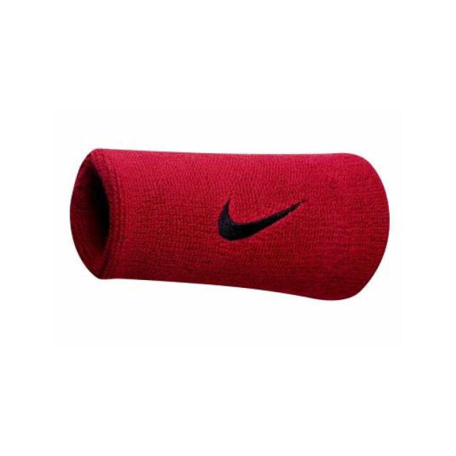 Nike Swoosh dubbel breed polsbandje (set van 2) UTPP2339_red large
