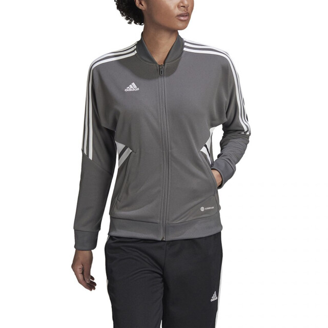 Adidas Dames condivo 22 full zip track jacket UTPP2342_grey large