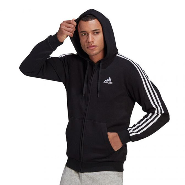 Adidas Heren essentials full zip hoodie UTPP2297_black large