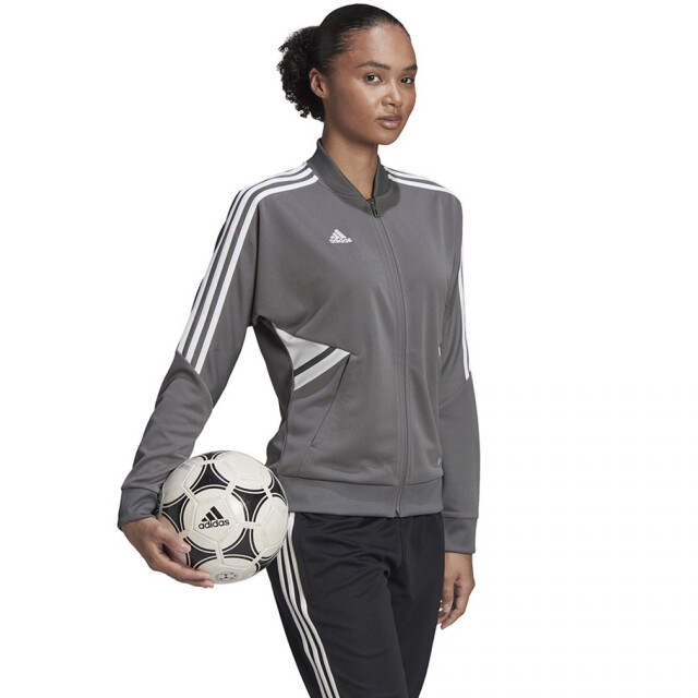 Adidas Dames condivo 22 full zip track jacket UTPP2342_grey large