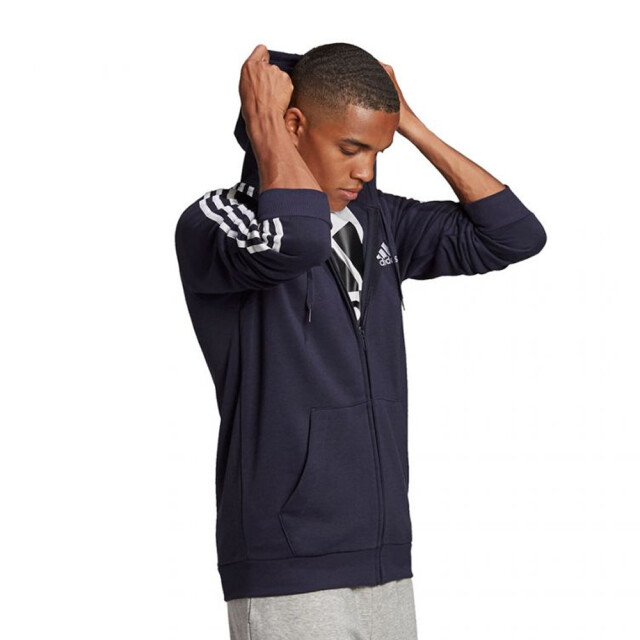 Adidas Heren essentials full zip hoodie UTPP2297_darknavy large