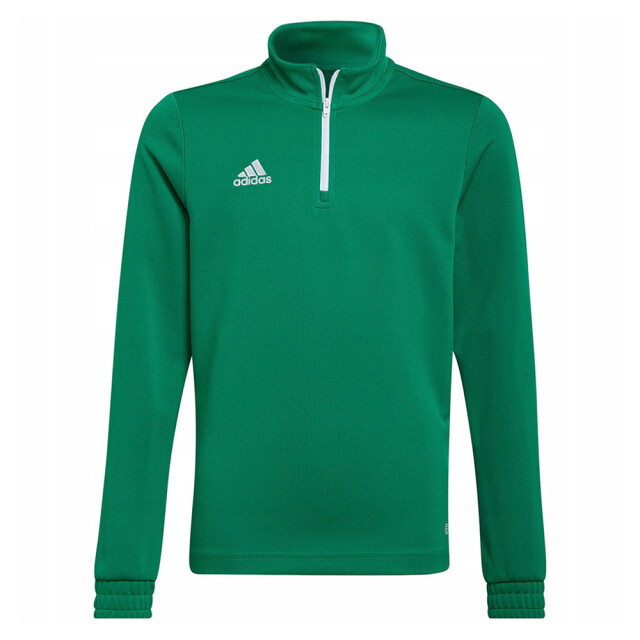 Adidas Kinder/kids entrada 22 sweatshirt met kwart ritssluiting UTPP2169_green large