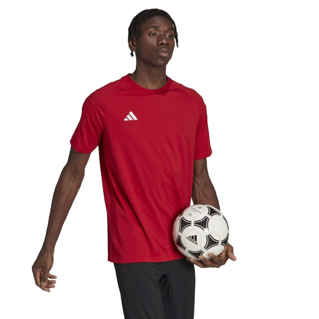Adidas Heren tiro 23 wedstrijd-t-shirt UTPP2037_red large