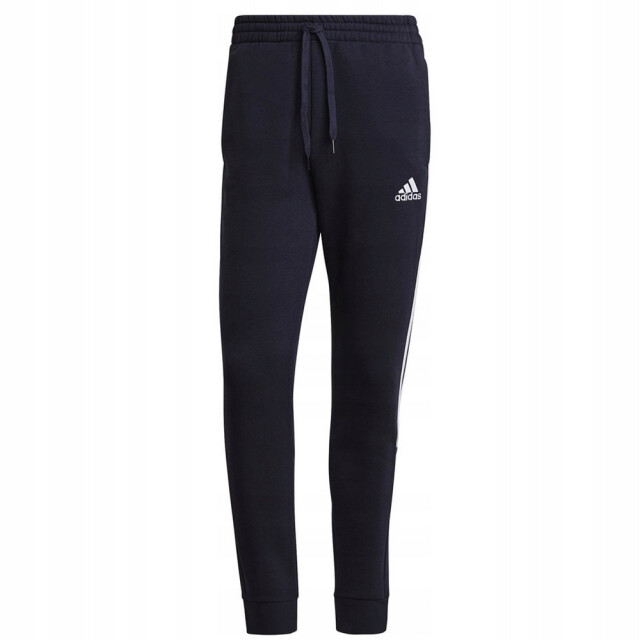 Adidas Heren essentials fleece 3 strepen tapered leg joggingbroek UTPP2007_navyblue large