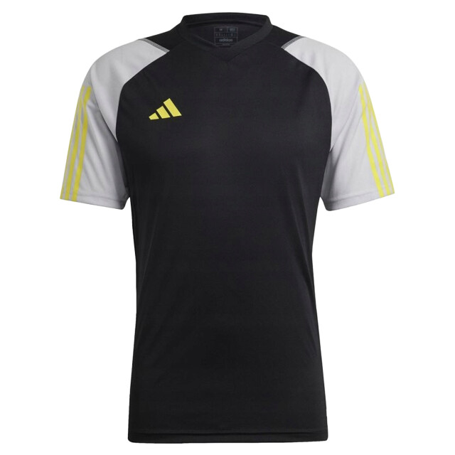 Adidas Heren tiro 23 wedstrijdshirt UTPP1812_blackyellowgreysilver large