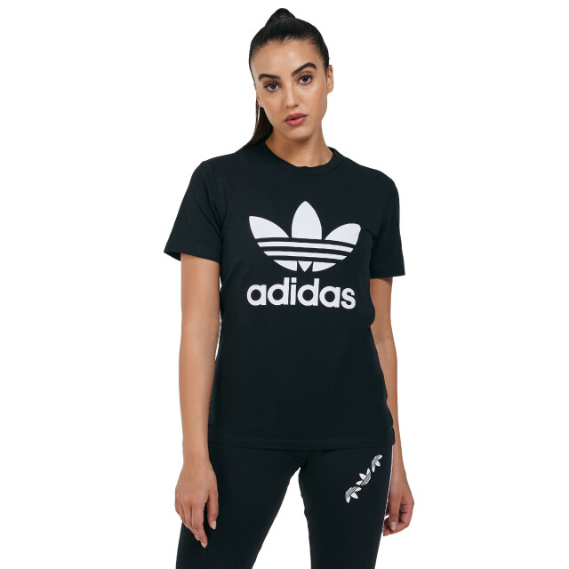 Adidas Dames trefoil t-shirt UTPP1808_black large