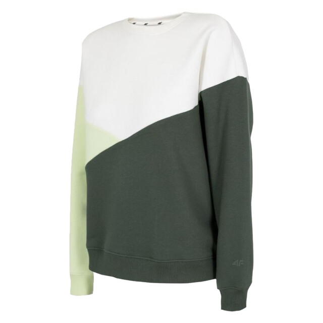 4F Dames h4l22 bld013 sweatshirt UTPP1723_whitegreengrey large
