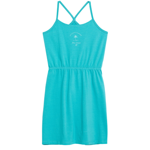 4F Meisjes jss23tdref026 jurk UTPP1637_green large
