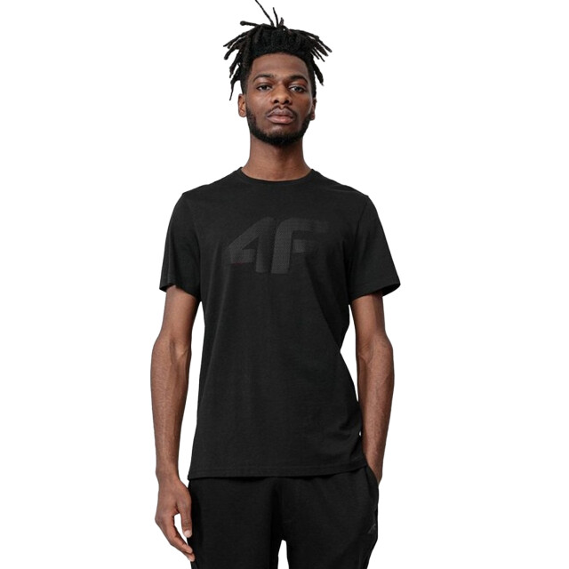 4F Heren h4l22-tsm353 t-shirt UTPP1753_black large