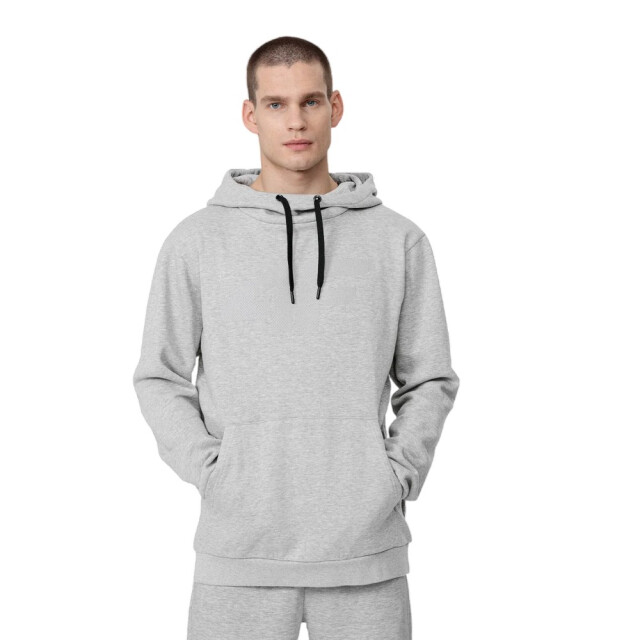 4F Heren effen 1 kangoeroezak hoodie UTPP1746_grey large