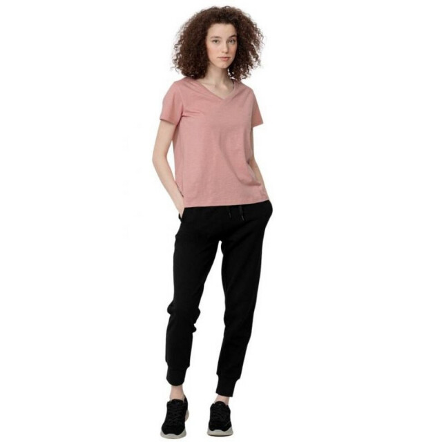4F Dames h4z22 v hals t-shirt UTPP1694_pink large