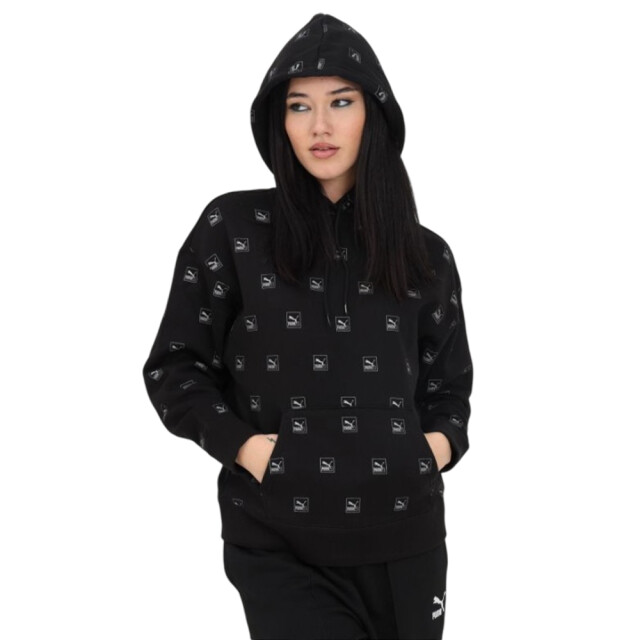 Puma Dames love all-over print hoodie UTPP1584_black large