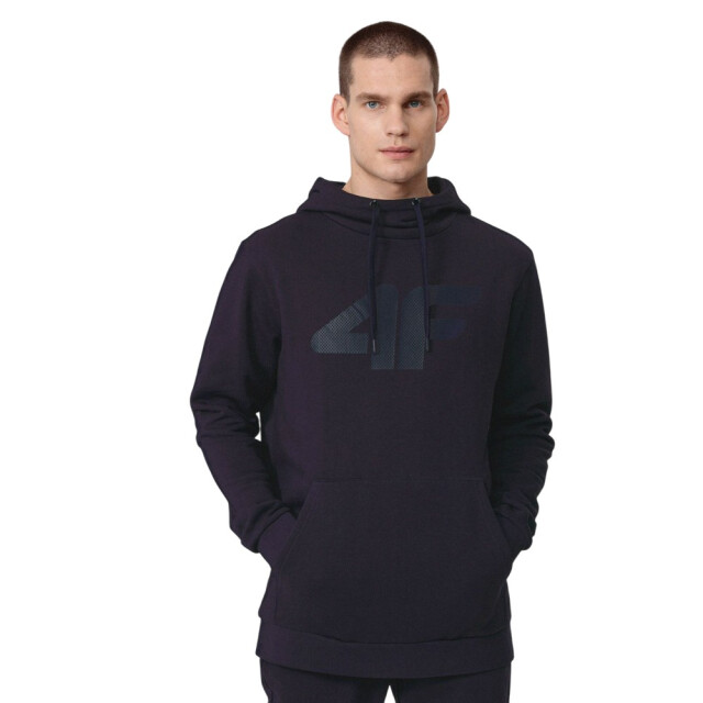 4F Heren effen 1 kangoeroezak hoodie UTPP1746_navyblue large
