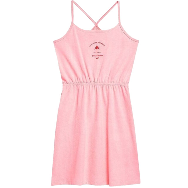 4F Meisjes jss23tdref026 jurk UTPP1637_pink large