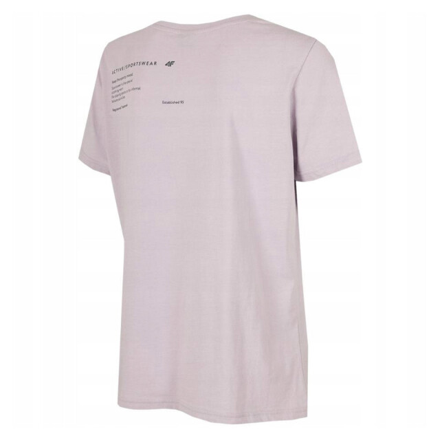 4F Dames t-shirt met rugprint UTPP1581_violet large