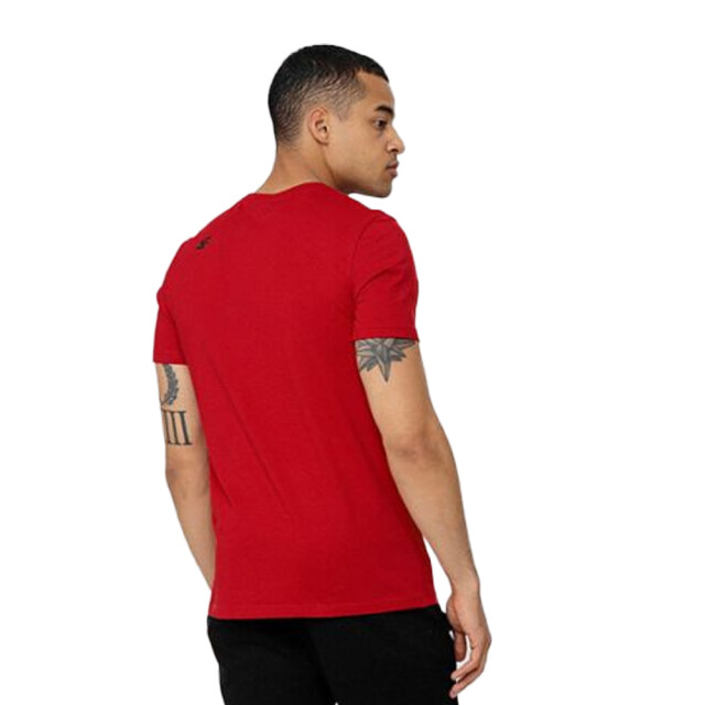 4F Heren h4l22-tsm353 t-shirt UTPP1520_red large