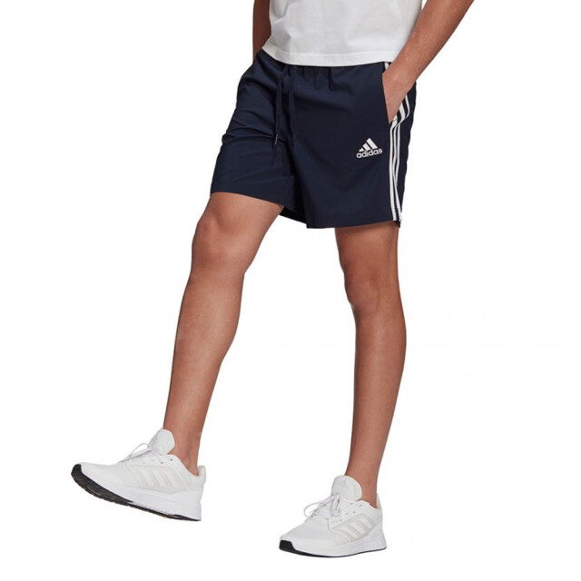 Adidas Heren essentials chelsea aeroready 3 streep shorts UTPP1518_navyblue large