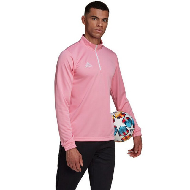 Adidas Heren entrada 22 sweatshirt met halve rits UTPP1421_pink large