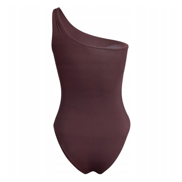 4F Dames f027 one shoulder one piece badpak UTPP1690_brown large