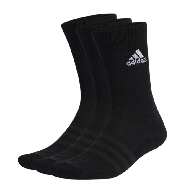 Adidas Unisex adult cushioned crew socks (pak van 3) UTPP1411_black large