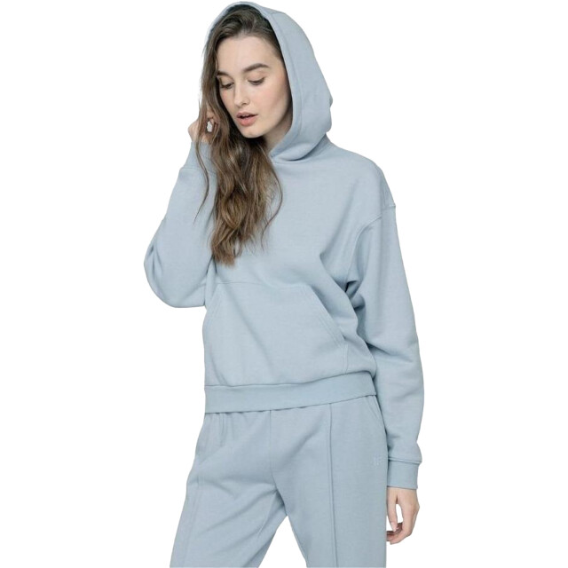4F Dames effen hoodie UTPP1290_blue large