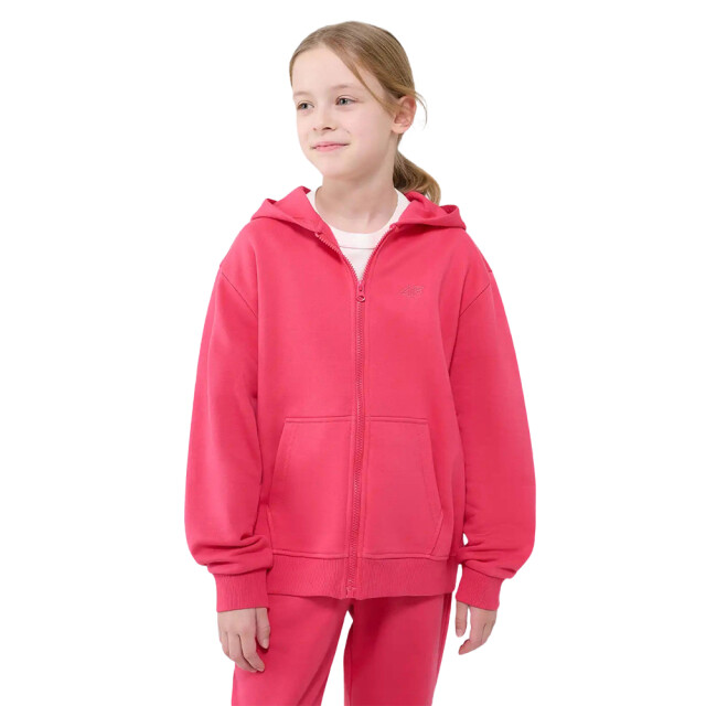 4F Meisjes f1853 full zip hoodie UTPP1254_pink large