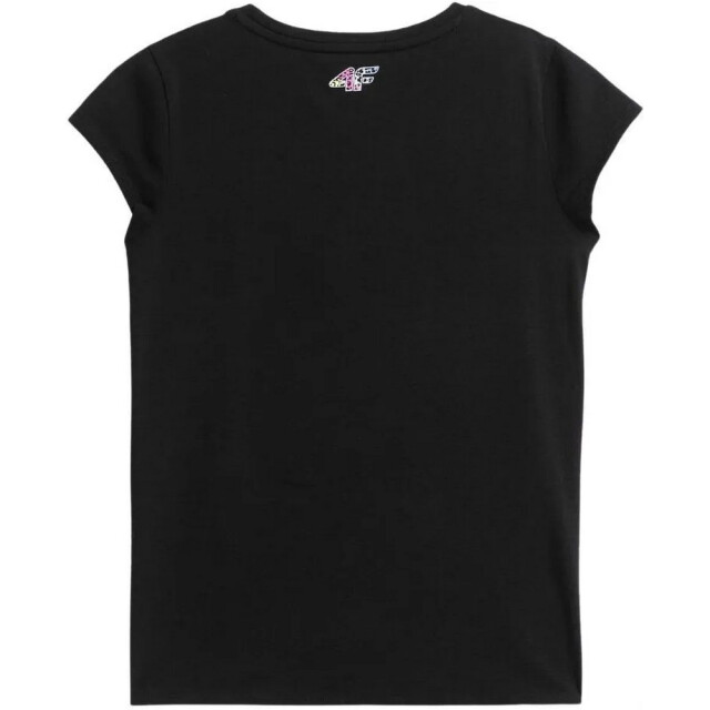 4F Meisjes het is nooit te laat voor een zomer t-shirt UTPP1272_black large