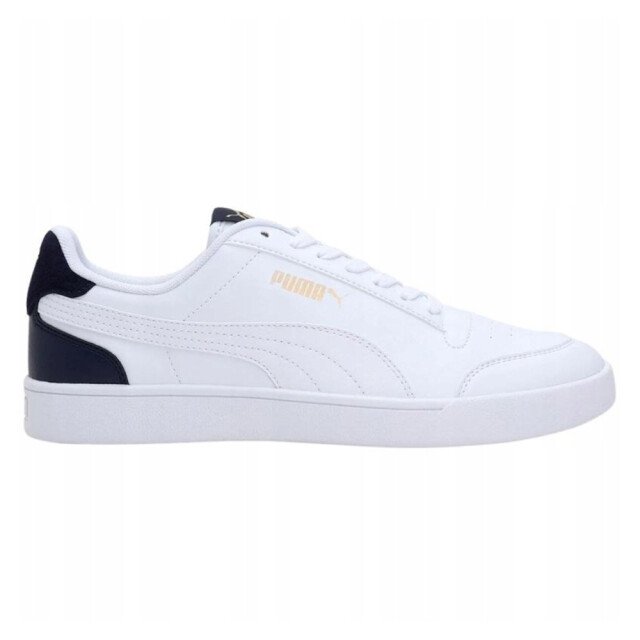 Puma Heren shuffle ecologisch leren trainers UTPP1240_white large