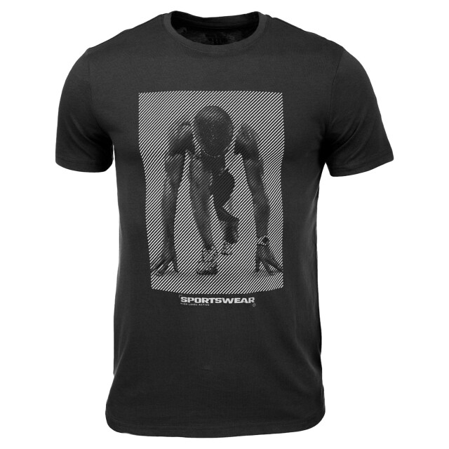 4F Heren t-shirt met opdruk UTPP1294_grey large