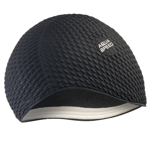 Aqua Speed Bombastische latex badmuts UTPP1139_black large