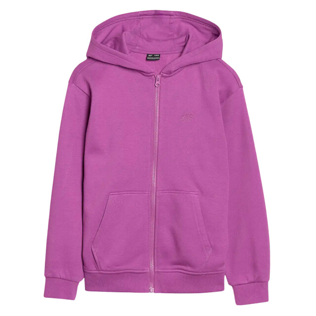 4F Meisjes f1853 full zip hoodie UTPP1254_violet large