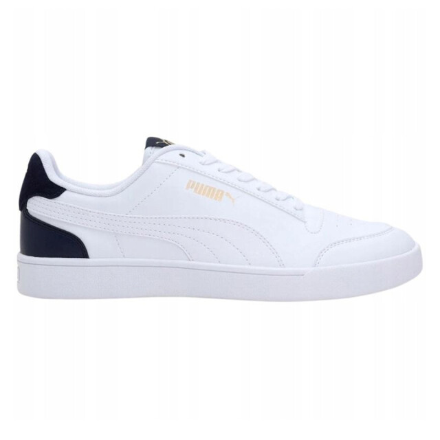 Puma Heren shuffle ecologisch leren trainers UTPP1240_white large