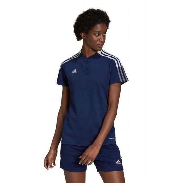 Adidas Heren tiro 21 poloshirt UTPP1085_navyblue large