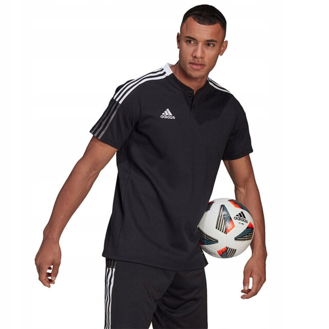 Adidas Heren tiro 21 poloshirt UTPP1017_black large