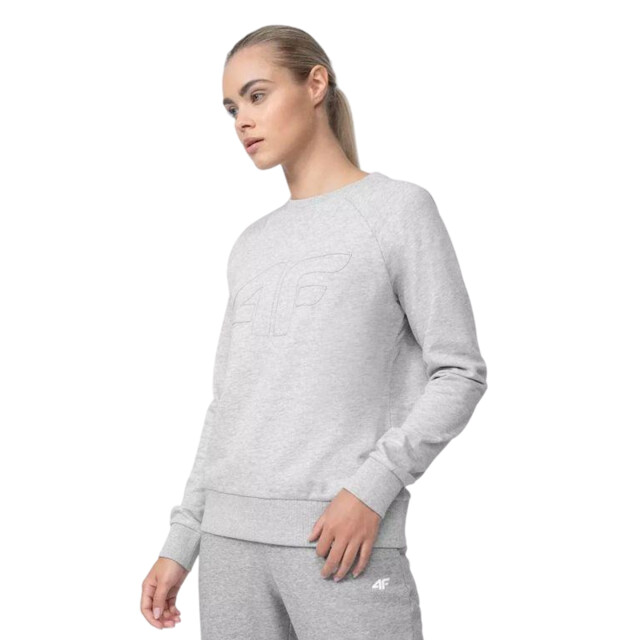 4F Dames logo sweatshirt UTPP112_greysilver large