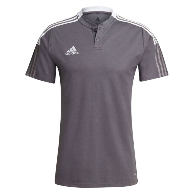 Adidas Heren tiro 21 poloshirt UTPP1017_greysilver large