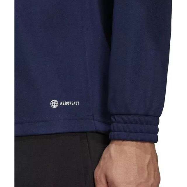 Adidas Heren entrada 22 sweatshirt met halve rits UTPP845_navyblue large