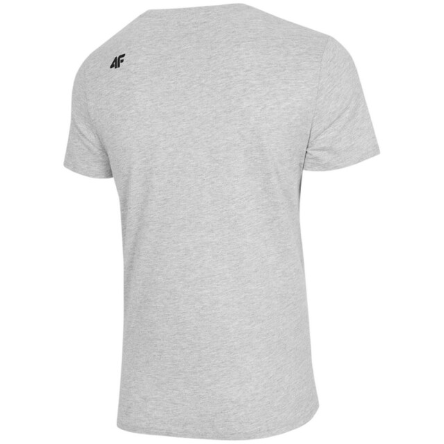 4F Heren h4z22 logo t-shirt UTPP756_grey large
