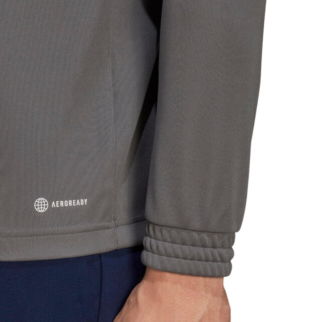 Adidas Heren entrada 22 sweatshirt met halve rits UTPP845_grey large
