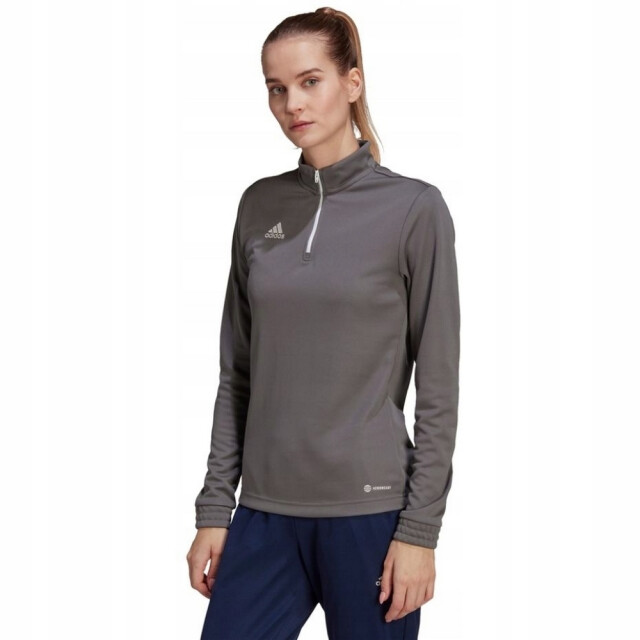 Adidas Dames entrada 22 sweatshirt met kwart ritssluiting UTPP760_grey large