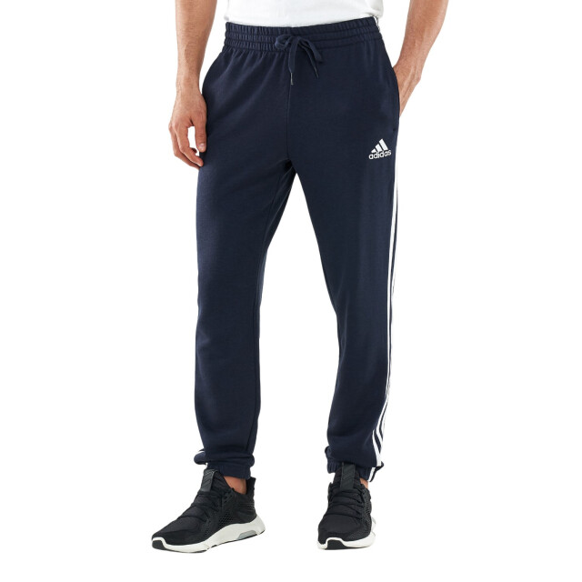 Adidas Heren essentials 3 stripes tapered leg joggingbroek UTPP901_navyblue large