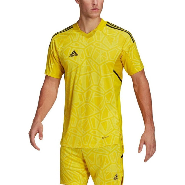 Adidas Heren condivo 22 keepershirt met korte mouwen UTPP832_yellow large