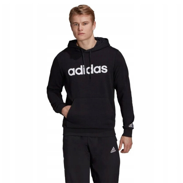 Adidas Heren essentials linear hoodie UTPP779_black large