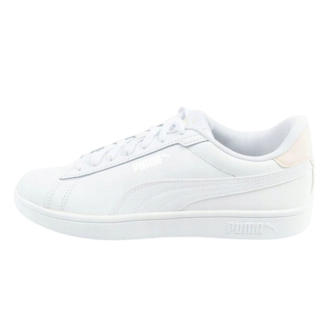 Puma Heren smash 3.0 grain leather trainers UTPP6935_white large