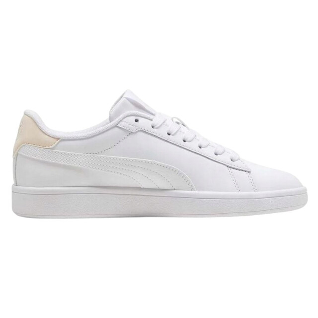 Puma Heren smash 3.0 grain leather trainers UTPP6935_white large
