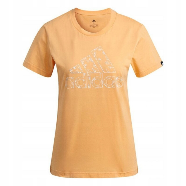 Adidas Dames bloemen t-shirt UTPP920_yellow large