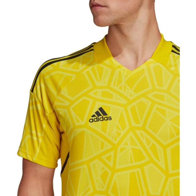 Adidas Heren condivo 22 keepershirt met korte mouwen UTPP832_yellow large